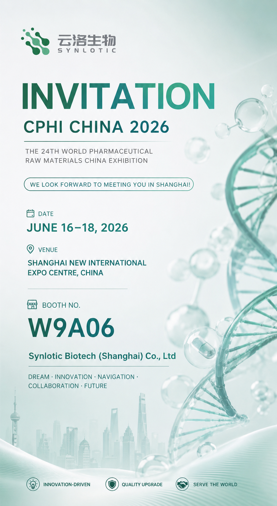 Join Synlotic Biotech at CPHI China 2026